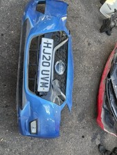 Nissan Micra 2020 Front Bumper Blue Colour damaged