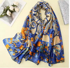 DESIGNER - 100% SILK SCARF