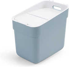 Curver Ready to Collect 20L Recycling Lift Top Bin Smokey Grey Light Grey Lid