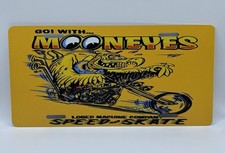 Mooneyes metal poster, license