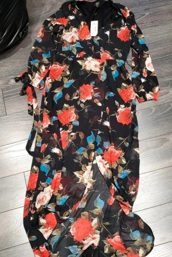 Lipsy floral maxi wrap - lipsy,