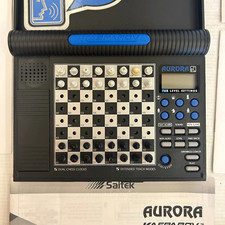 Saitek Kasparov Aurora Electronic Chess Computer 768 Lvl Setting (1998)-481TPCNT