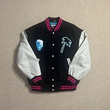 Vintage Trainerspotter X Solebox Black Leather Wool Varsity Jacket 90s