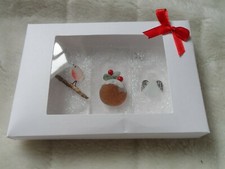 A set of Sea glass Tree Decoration,Tree Hanging,Baubles Ornament,Driftwood tree,