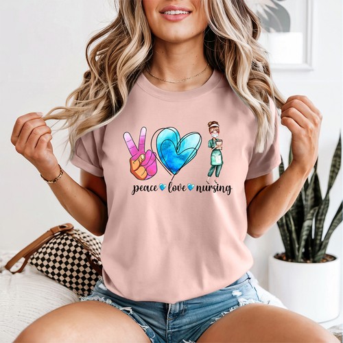 Peace love nursing womens - peace,