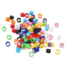 100pcs 8mm Clip On Leg Rings