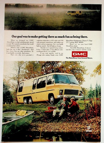 Gmc 1974 motorhome print - 1974,