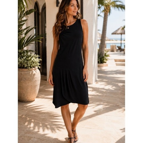 Zara basic black sleeveless - zara,