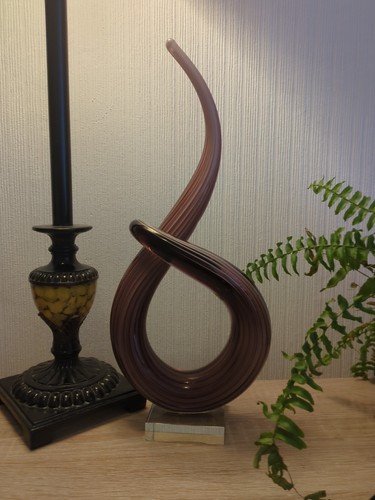 Modernist hand blown glass - hand-blown,