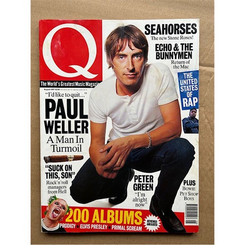 Paul weller 131 magazine - q,