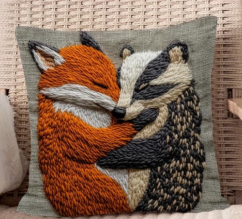 Super soft cuddling fox and - fox,