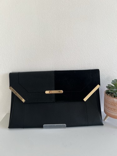 River island black - river, clutch