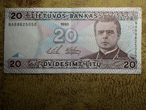 Lithuania litu banknote nab - litu,