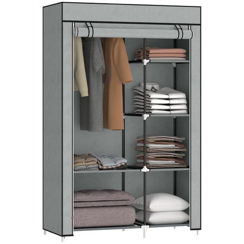 Homcom fabric wardrobe - fabric,