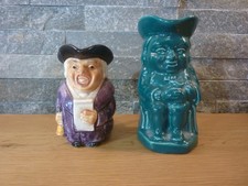 2 Vintage Toby Jugs. Shorter