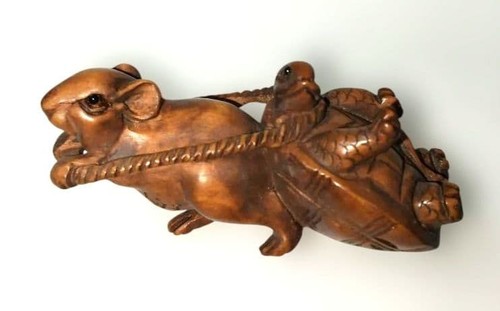 Vintage carved boxwood - vintage,