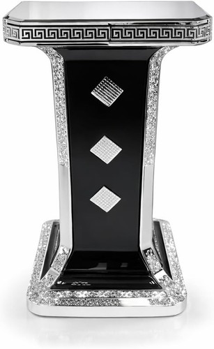 Luxury black italian mirror - black,