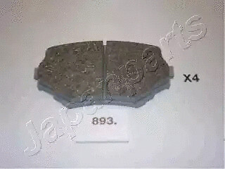 Front brake pad set japanparts - front,