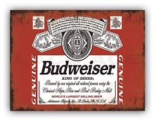 Budweiser Style Metal Beer