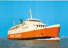 SHIPPING  POSTCARD CAR FERRY