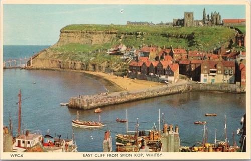 East cliff spion - cliff, whitby