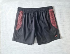 Speedo Mens Black Lined