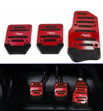 Non-Slip Car Pedal Pad Cover Set Car Interior Decor Accessories 3pcs Universal