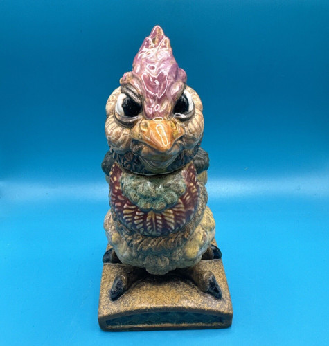 Burslem pottery grotesque bird - burslem,