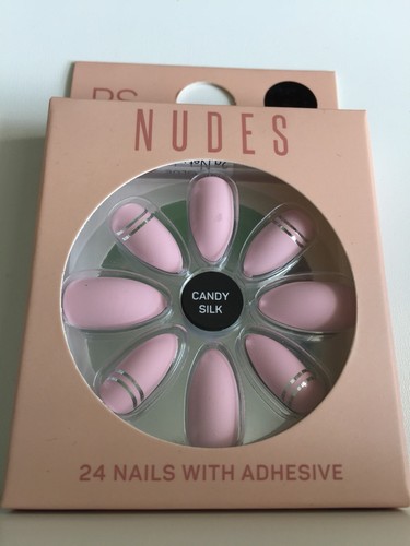 Candy silk nudes false nails - candy,