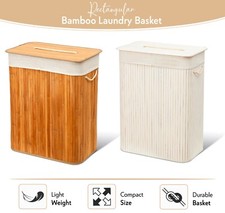 White Bamboo Wooden Laundry