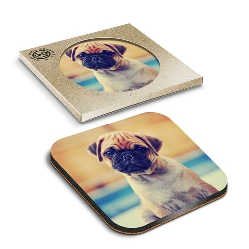 Boxed square coasters - square,