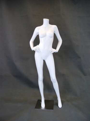 Headless female matte white - headless,