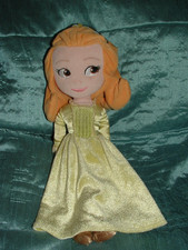 DISNEY STORE  SOFIA THE FIRST 12" AMBER DOLL PLUSH SOFT TOY (XX)