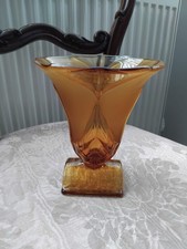 Art Deco Glass Vase