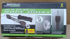 XSTRAP STANDARD Heavy-Duty  Rope Hoist Pulley 50 Feet Wheel Block and Tackle