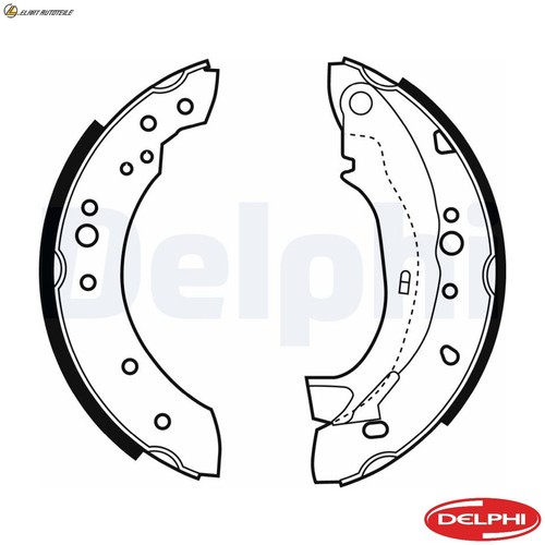 Brake shoe set - shoe,