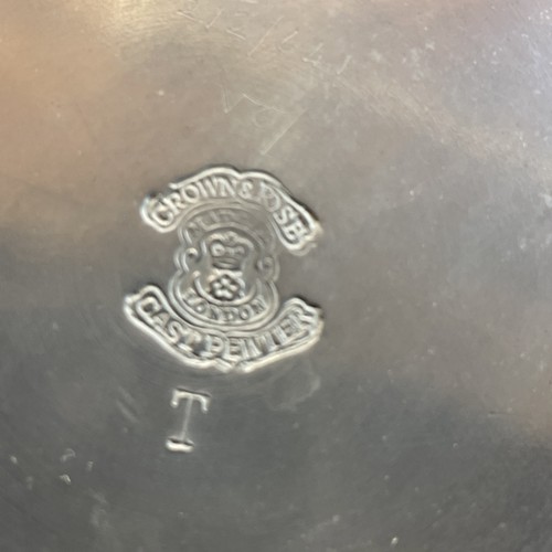 Crown and rose pewter - crown,