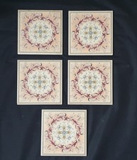 Set of 5 Victorian Style Tiles