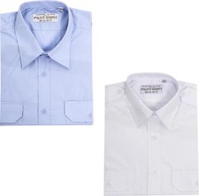 Men Pilot Shirts Long Sleeves