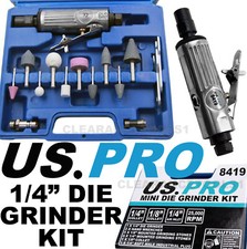 US PRO 15pc MINI 1/4" AIR DIE