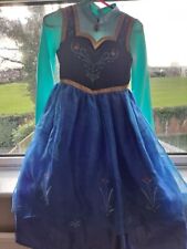 Kids Girls Frozen Princess Anna Fancy Dress Up  Costume 