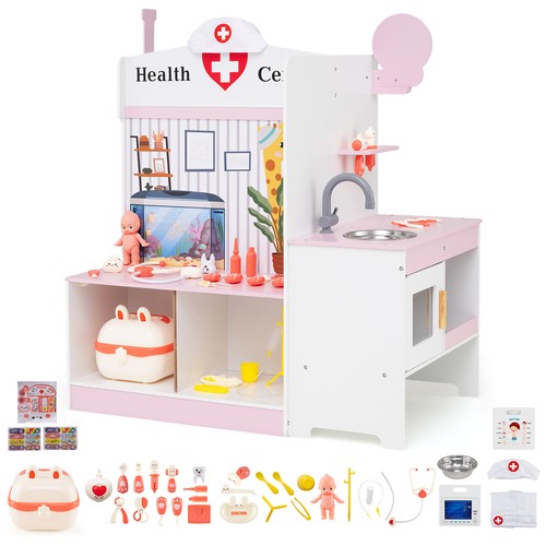 Kids doctor play set - kids, wooden
