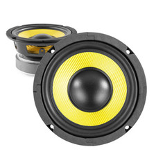 Pair 5.25" 200 Watt High Power Hifi Woofer Driver Speaker Cone UK Stock