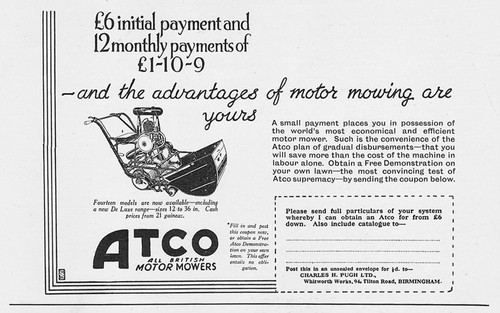 Atco motor mowers - atco,