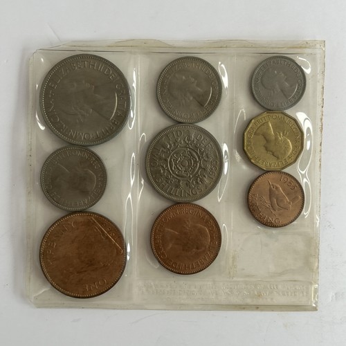 1953 coin plastic set - 9-coin,