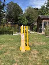 Newbery Handmade Force Cricket Bat Size 6 With A Set Of Stumps