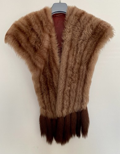 Vintage fur mink stole - fur,
