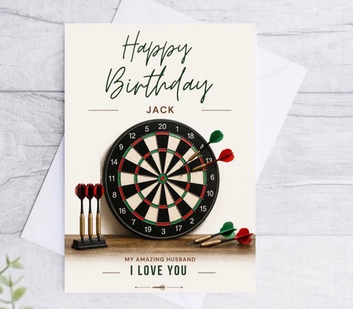 Personalised birthday card for - personalised,