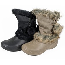 Womens Ankle Boot Faux Fur