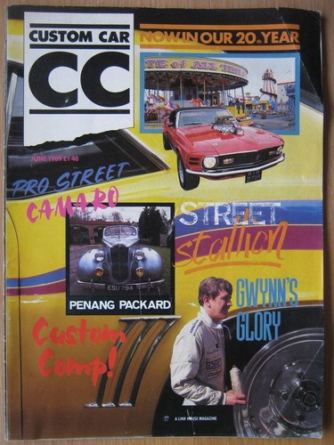 Custom car magazine - car, 1989